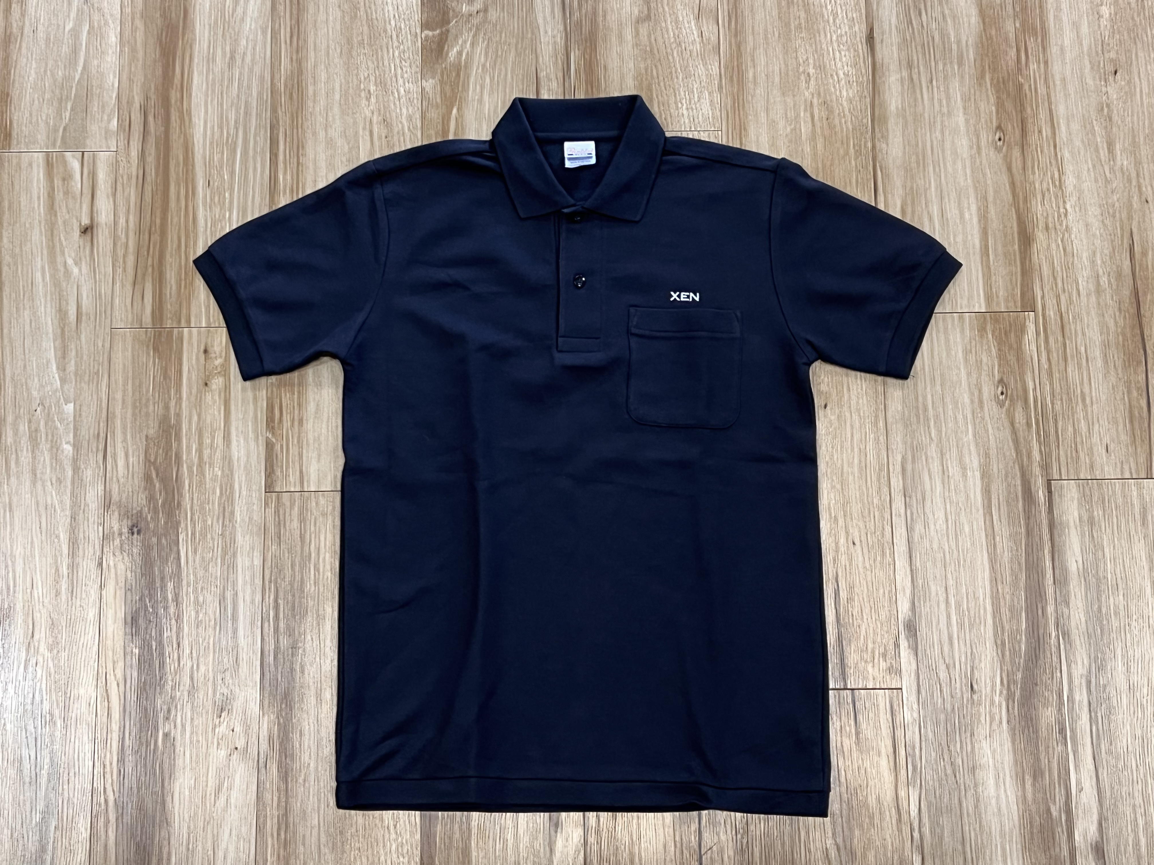 100 半袖ポロ【綿】【黒】