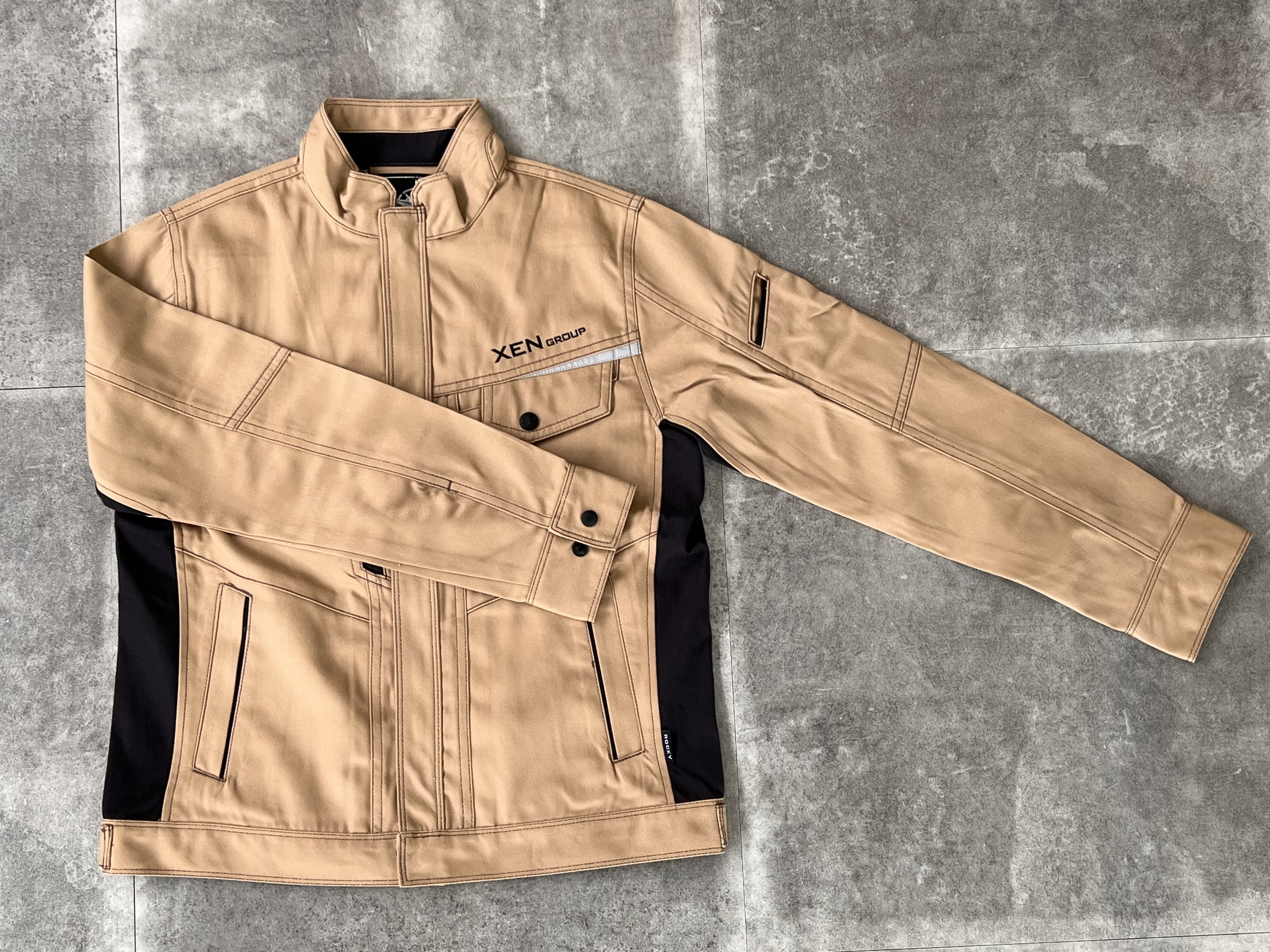 作業着ジャケット(男女共通)【襟ボタンナシ】