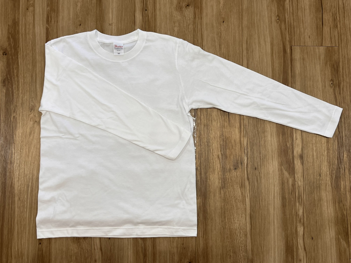 Tシャツ長袖【白】