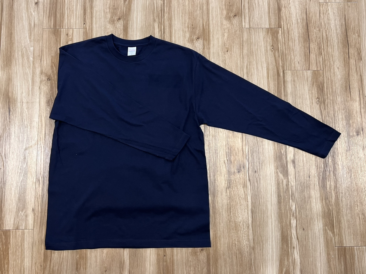 Tシャツ長袖【紺】